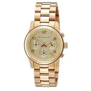 Michael Kors Women's Runway Chronograph Gold Watch